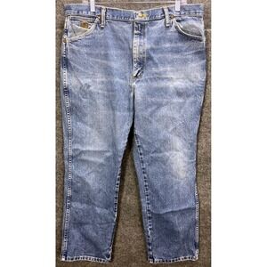 Wrangler George Strait Cowboy Cut Jeans Mens 38x30 Blue Denim 936GSHD Stonewash